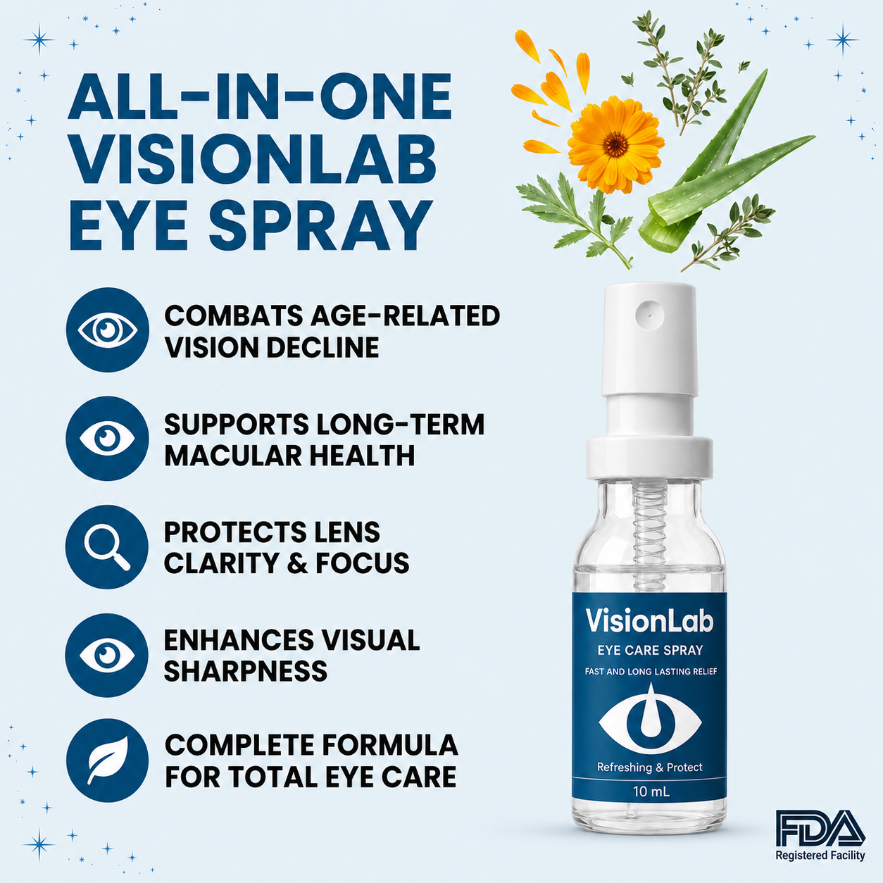 VisionLab Lutein Eye Spray